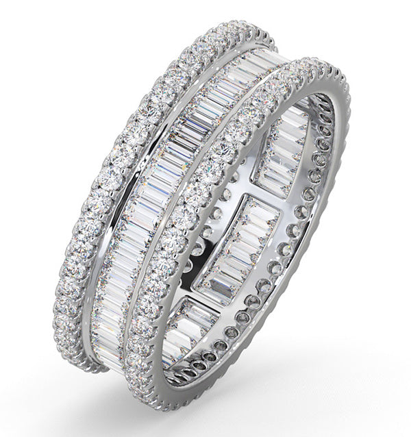 Eternity Ring Katie 18K White Gold Diamond 2.00ct G/Vs